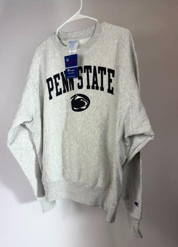 Champion Penn State Reverse Weave Sweatshirt Men's Large NWT