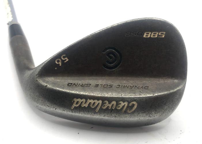 Cleveland 588 DSG RTG 56 Sand Wedge SW Raw Finish Steel Shaft *Good*