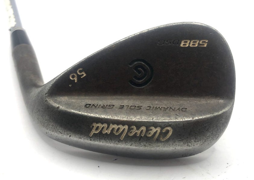 Cleveland 588 DSG RTG 56 Sand Wedge SW Raw Finish Steel Shaft *Good*