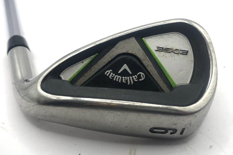 Callaway Edge 2018 Single 9 Iron Factory Stepped Steel Regular Steel *Good*