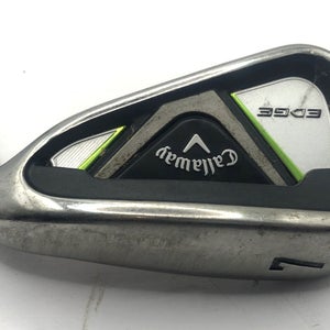 Callaway Edge 2018 Single 7 Iron Factory Stepped Steel Regular Steel *Good*