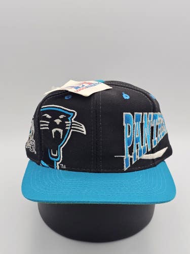NEW Vintage Carolina Panthers 1990s Logo Athletic Big Logo NFL Hat Vtg Snapback