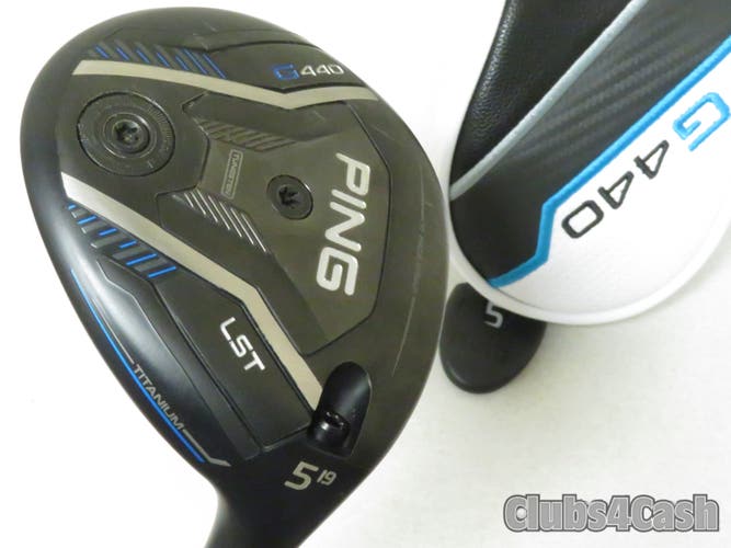 PING G440 LST Fairway 19  5 Wood TOUR 2.0 Black 75 X-Flex +Cover