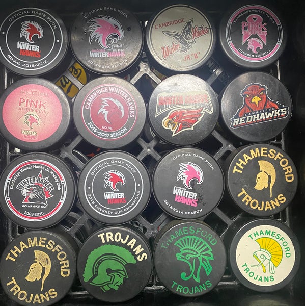 OHA game pucks JrB,C& D