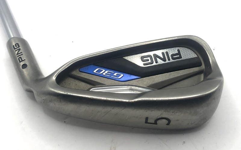 Ping G30 5-Iron CFS Steel Regular Flex Shaft Black Dot *Good*