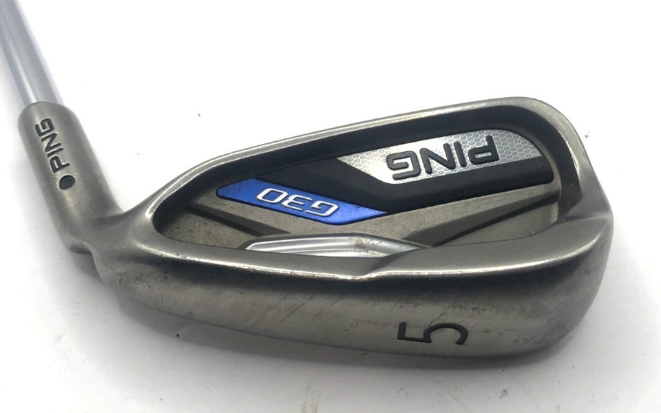 Ping G30 5-Iron CFS Steel Regular Flex Shaft Black Dot *Good*