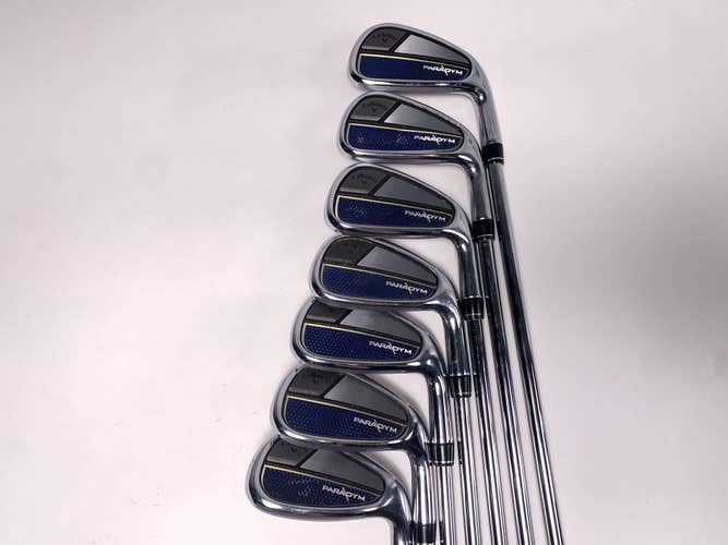Callaway Paradym Iron Set 5-PW+GW True Temper Elevate MPH 85g Stiff RH