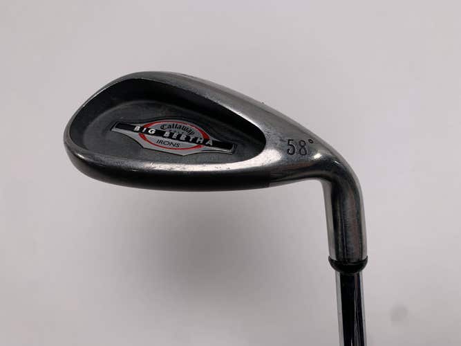 Callaway Big Bertha 2002 Lob Wedge LW 58* RCH 75i Wedge Steel Mens RH