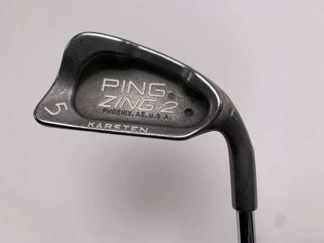 Ping Zing 2 Single 5 Iron Black Dot Karsten JZ Regular Steel Mens RH