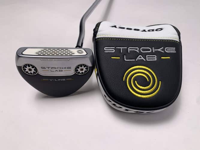 Odyssey Stroke Lab V-Line Putter 34" SuperStroke Flatso 1.0 Mens RH HC