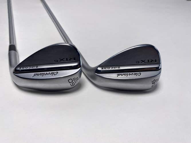 Cleveland RTX 6 ZipCore Tour Satin Wedge Set 56* 10 | 60* 10 DG Wedge Mens RH