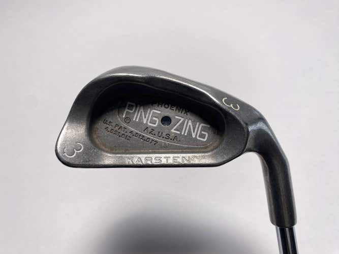 Ping Zing Single 3 Iron Black Dot Karsten KT-M Regular Steel Mens RH