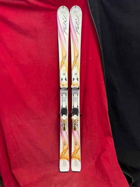 Volkl essenza charisma 163cm all mountain skis, binding: marker, range: 269-292