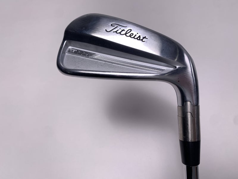 Titleist T100 2023 Single 7 Iron Fitter 2* Up AMT S300 Tour White Mens RH