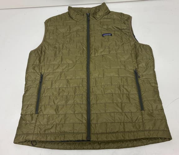 Patagonia Nano Puff Green Primaloft Insulated Vest Men's XXL EXCELLENT