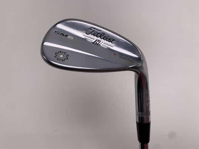 Titleist Vokey SM6 Tour Chrome Gap Wedge GW 50* 8 Bounce Wedge Steel Mens RH