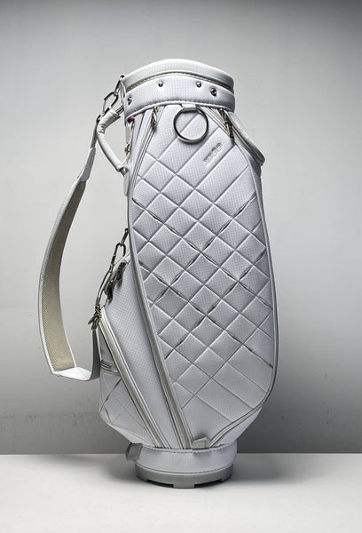 XXIO White Womens Cart Bag White 5-Way Divide Single Strap Golf Bag