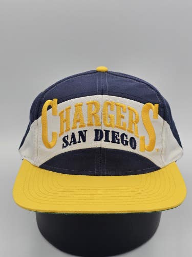 NEW Vintage 1990s San Diego Chargers NFL Sports Logo 7 SAMPLE Hat Cap Snapback