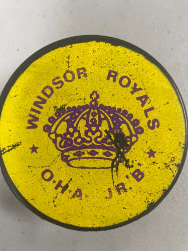 Windsor Royals OHA JrB puck