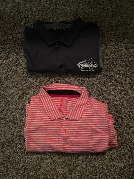 Starboard Travis Mathiew and Tiger Woods Nike Polos