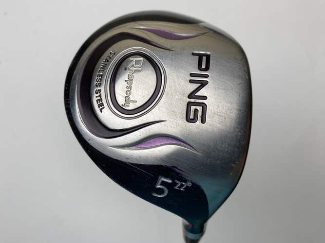 Ping Rhapsody 5 Fairway Wood 22* ULT 129 Ultra Light Ladies Graphite Womens RH