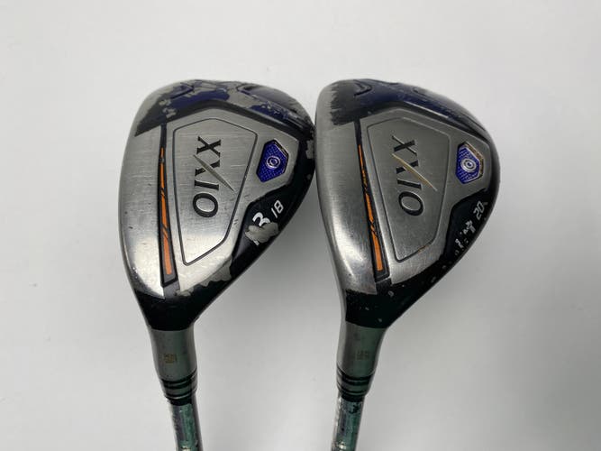XXIO X 3 & 4 Hybrid Set 18* 20* MP1000 Flex 5333 51g Stiff Graphite Mens LH