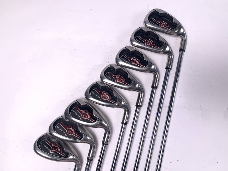 Callaway Big Bertha 2006 Iron Set 4-PW+SW Regular Steel Mens RH