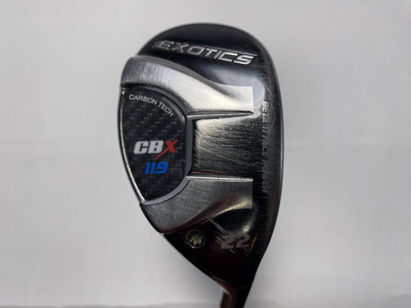 Tour Edge Exotics CBX 119 4 Hybrid 22* Project X Even Flow 5.5 85g Regular RH