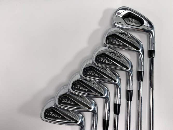 Titleist 716 AP2 Iron Set 4-PW Project X Precision Rifle 6.0 Stiff Steel Mens RH