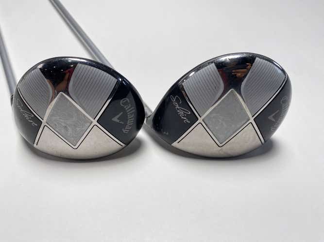 Callaway Solaire 2014 3 & 5 Fairway Wood Set 15* 18* 55g Ladies RH