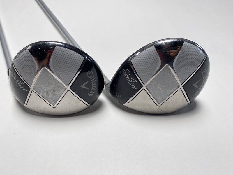 Callaway Solaire 2014 3 & 5 Fairway Wood Set 15* 18* 55g Ladies RH