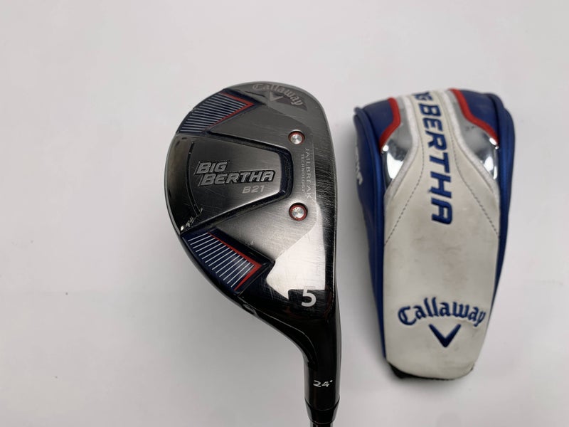Callaway Big Bertha B21 5 Hybrid 24* RCH 65 65g Senior Graphite Mens RH HC