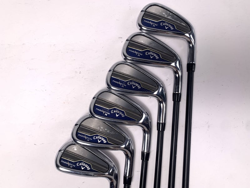 Callaway Paradym X Iron Set 6-PW+GW Fujikura Axiom R2 Velocore 75g Senior RH
