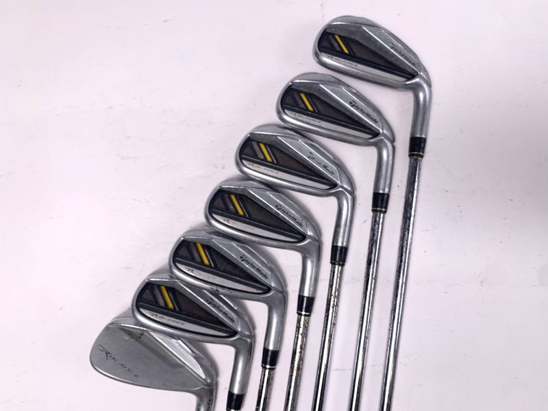 TaylorMade RocketBladez Iron Set 5-PW+GW KBS 90g Regular Steel Mens RH