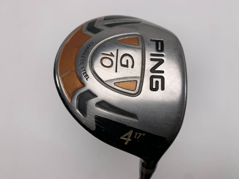 Ping G10 4 Fairway Wood 17* TFC 129 F Stiff Graphite Mens RH Midsize Grip