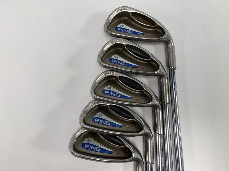 Ping G2 Iron Set 6-PW Red Dot 1* Flat TFC 100 Regular Steel Mens RH