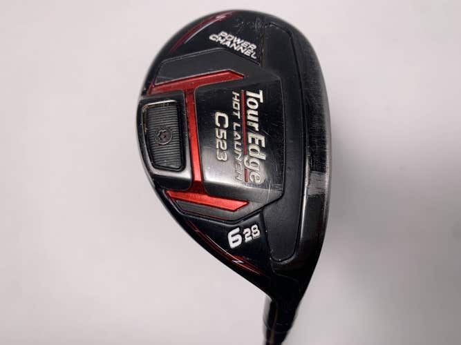 Tour Edge Hot Launch C523 6 Hybrid 28* Hot Launch 55g Regular Graphite Mens RH