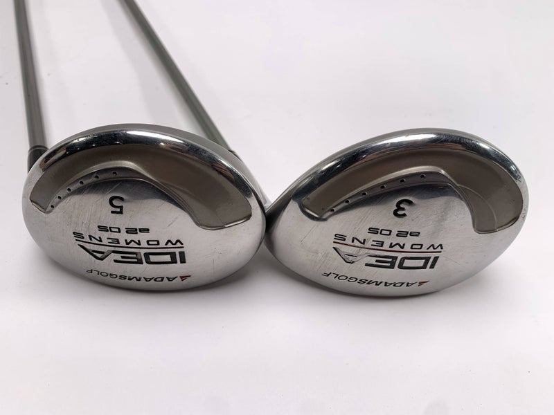 Adams Idea A2 OS 3 & 5 Fairway Wood Set 15* 18* Aldila Idea Womens RH
