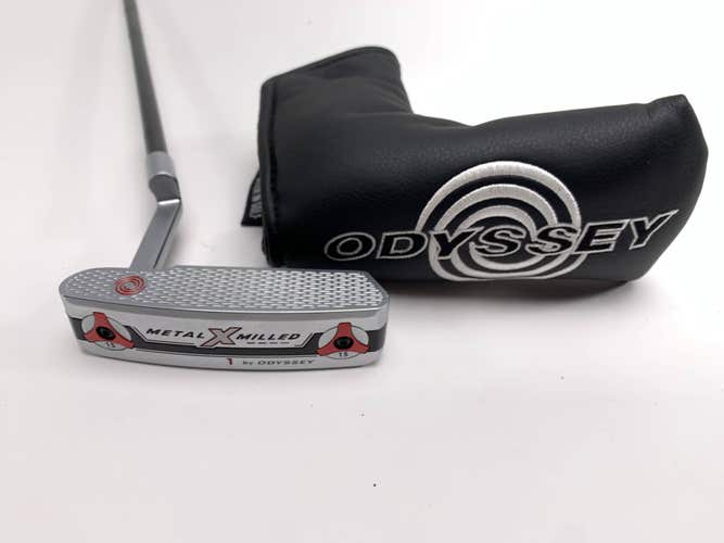 Odyssey Metal X Milled 1 Putter 34" Mens LH HC