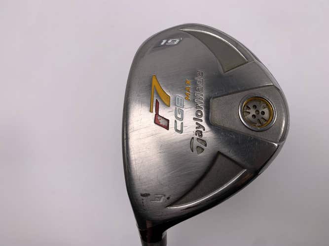 TaylorMade R7 CGB Max 3 Hybrid 19* REAX SuperFast 55g Regular Graphite Mens LH
