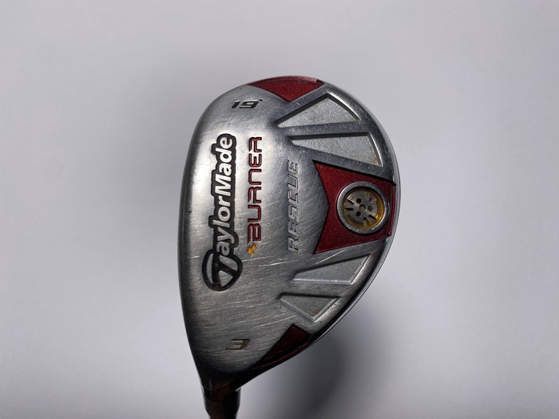 TaylorMade Burner Rescue 3 Hybrid 19* REAX SuperFast 65g Regular Mens LH