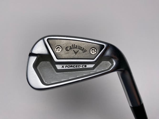 Callaway X Forged CB 21 Single 7 Iron Project X IO 6.0 110g Stiff Steel Mens RH