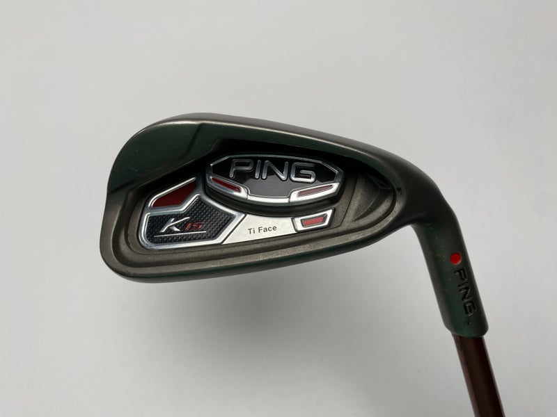 Ping K15 Single 9 Iron Red Dot 1* Flat TFC149 Regular Graphite Mens RH