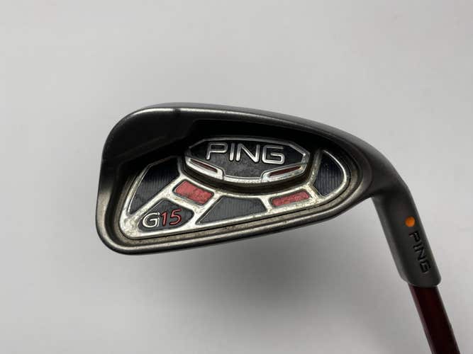 Ping G15 Single 7 Iron Orange Dot 2* Flat TFC 149 I Regular Graphite Mens RH