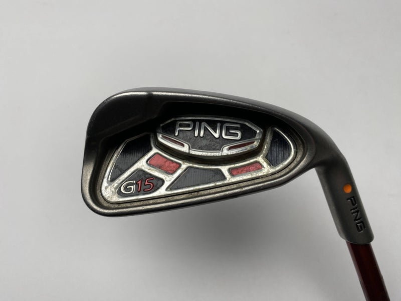 Ping G15 Single 7 Iron Orange Dot 2* Flat TFC 149 I Regular Graphite Mens RH