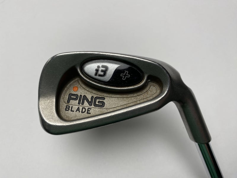 Ping i3 + Blade Single 6 Iron Orange Dot 2* Flat Stiff Steel Mens RH