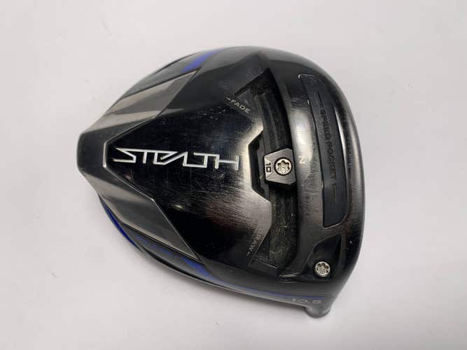 TaylorMade Stealth Custom Blue Driver 10.5* HEAD ONLY Mens RH