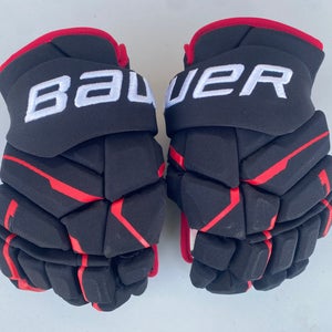Bauer Supreme Mach Pro Stock Hockey Gloves 13” Blackhawks 8517