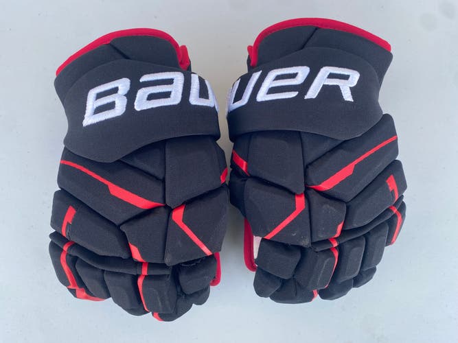 Bauer Supreme Mach Pro Stock Hockey Gloves 13” Blackhawks 8517