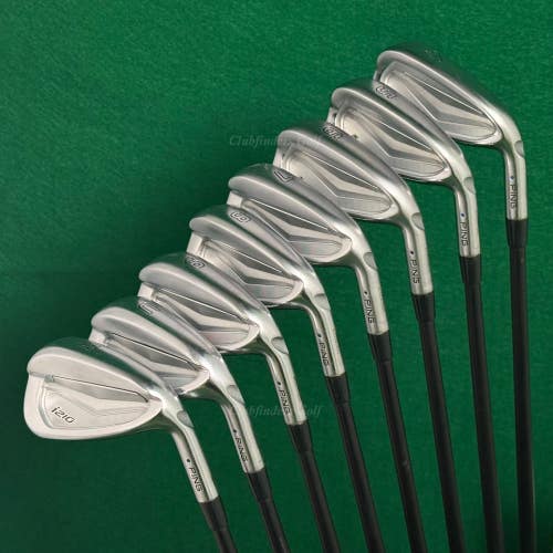 Ping i210 Blue Dot 4-UW Iron Set Ping Alta CB AWT Graphite Seniors